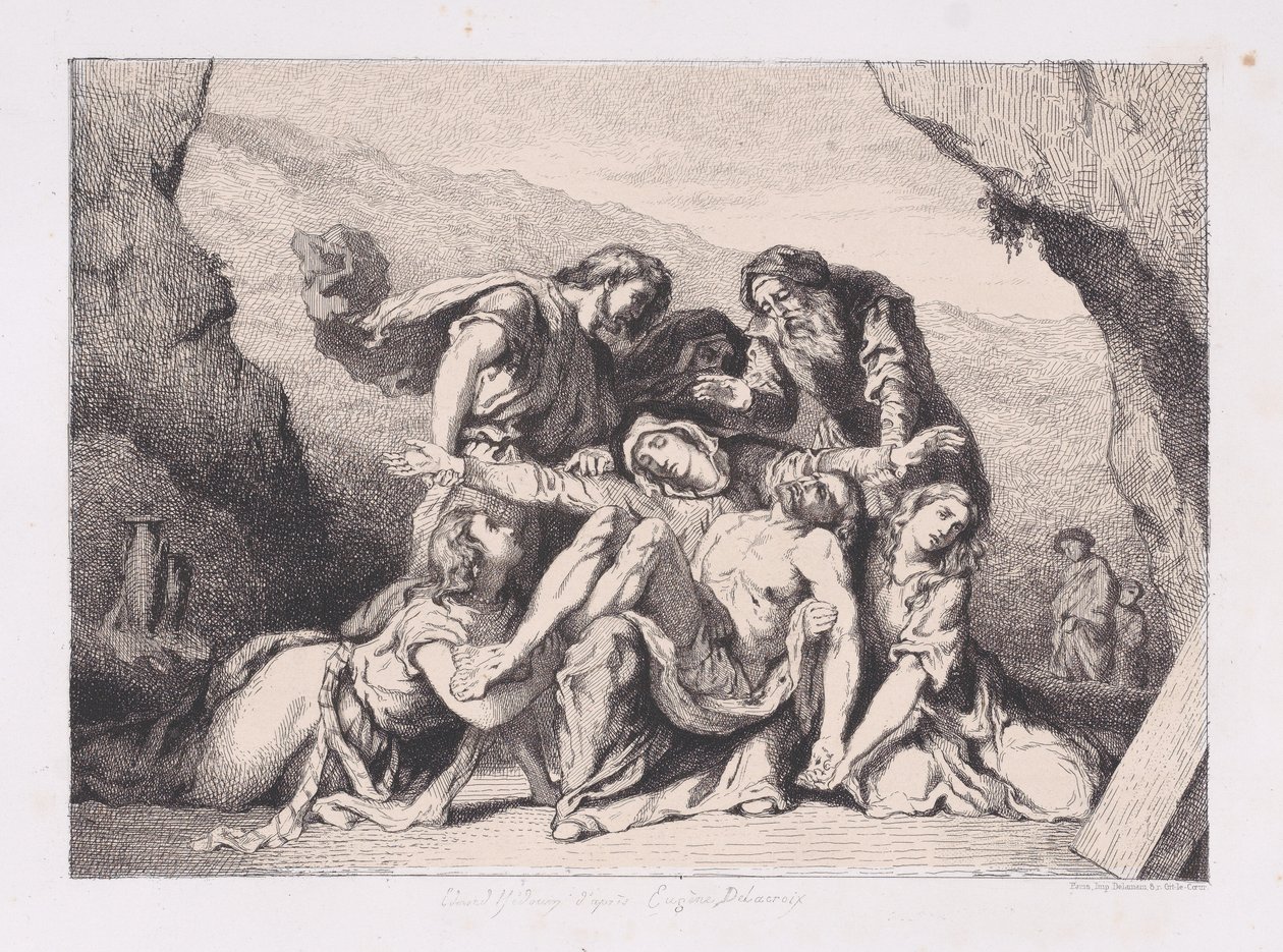 Pietà, 1852 von Edmond Hédouin