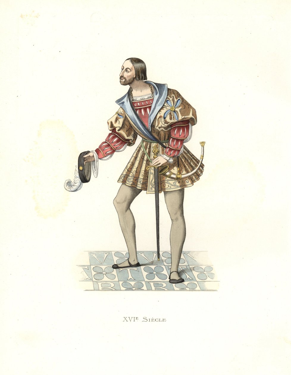 Hofmann von Franz I. (1494-1547) von Edmond Lechevallier Chevignard