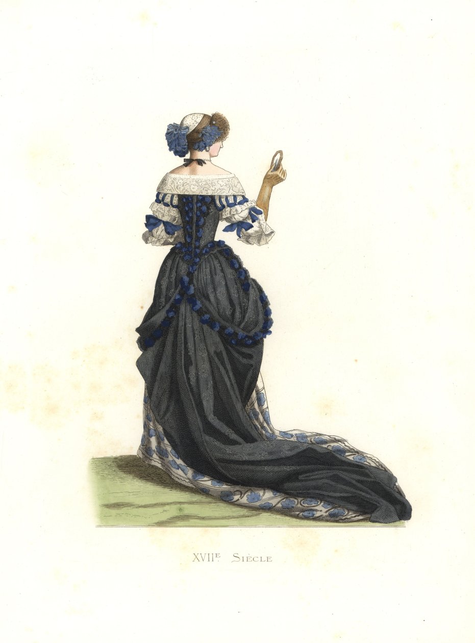 Frau in Stadttracht von Edmond Lechevallier Chevignard