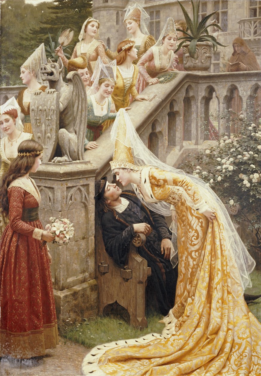 Alain Chartier, 1903 von Edmund Blair Leighton