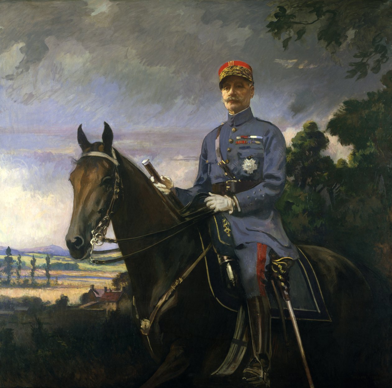 Marschall Ferdinand Foch, 1920 von Edmund Charles Tarbell