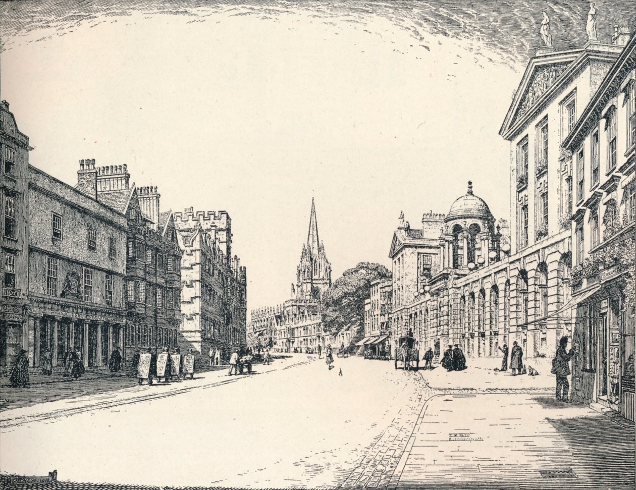 High Street, Oxford, 1905 von Edmund Hort New