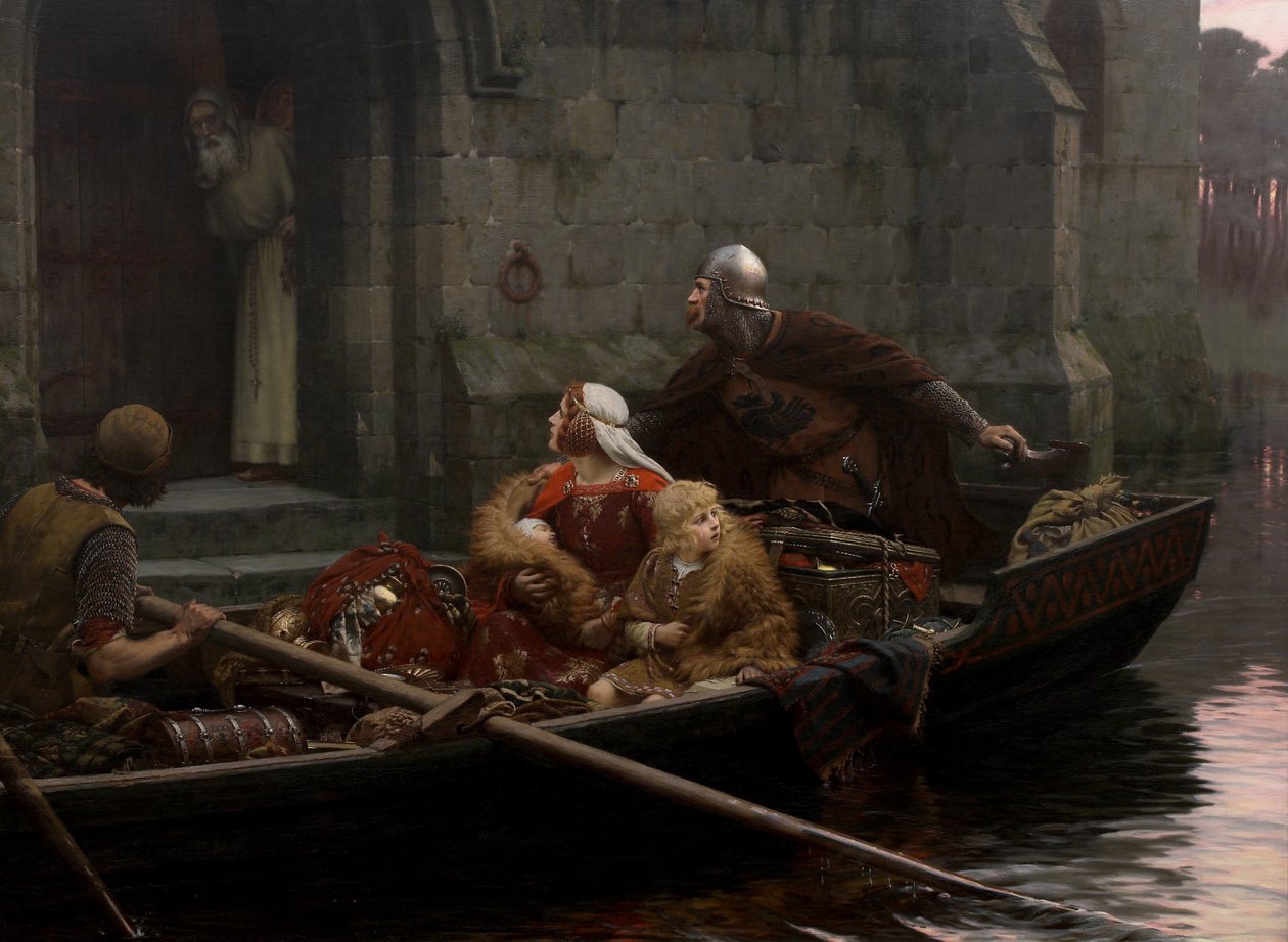 In Zeiten der Gefahr von Edmund Leighton
