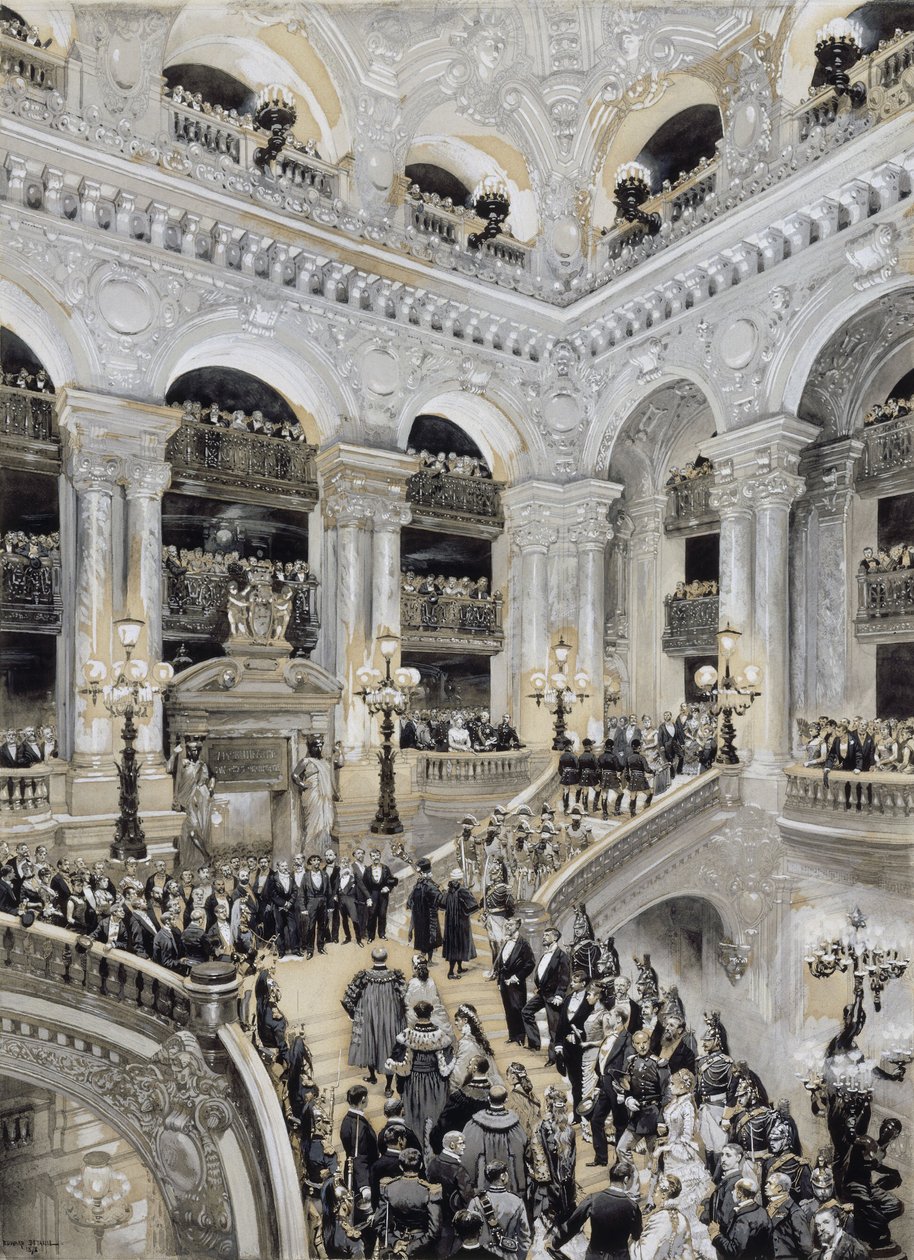 Einweihung der Pariser Oper, 5. Januar von Jean Baptiste Edouard Detaille