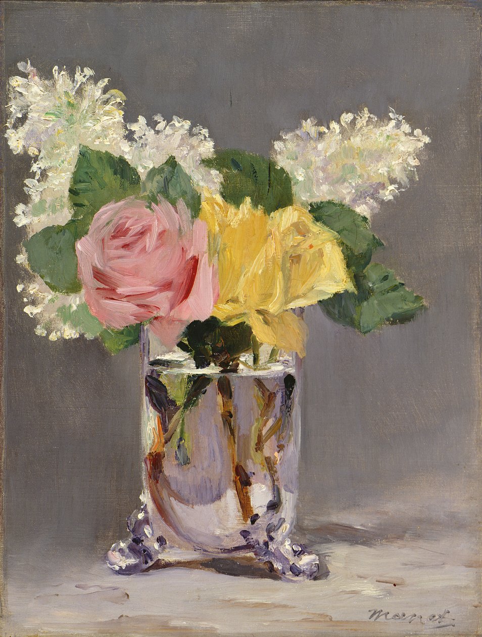 Flieder und Rosen von Édouard Manet