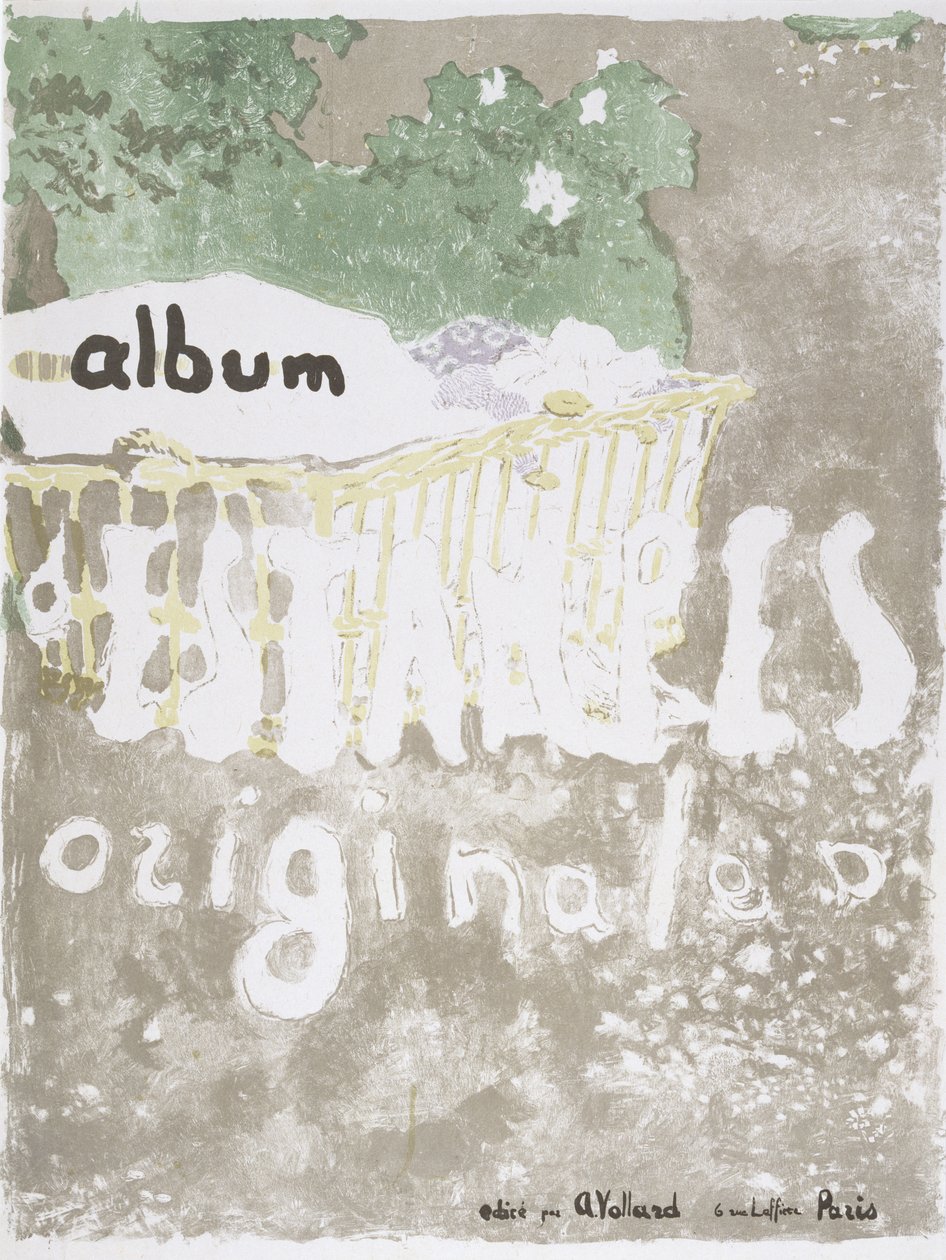 Cover für Ambroise Vollards Album von Drucken, 1898 von Edouard Vuillard