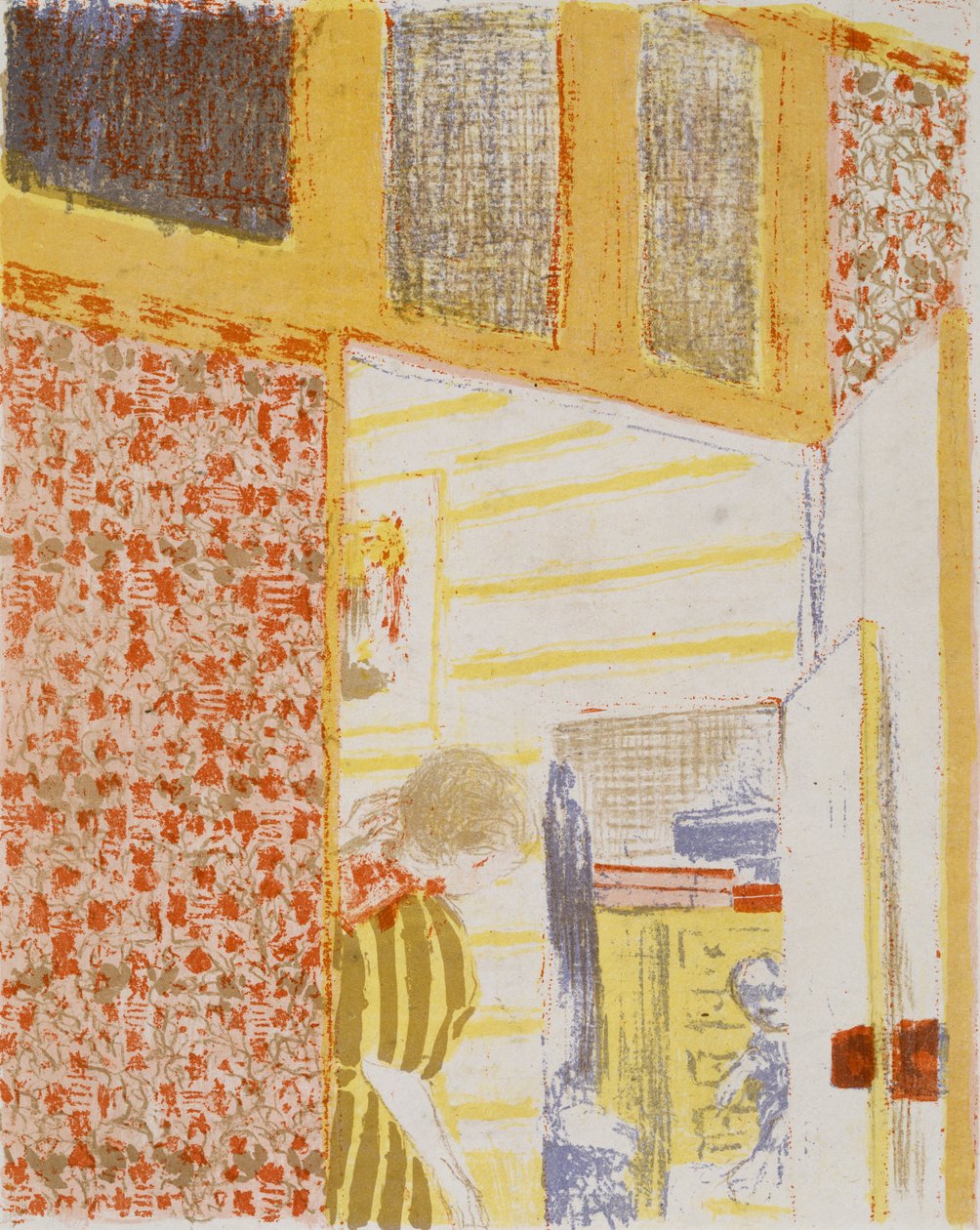 Rosagetöntes Interieur III, 1899 von Edouard Vuillard