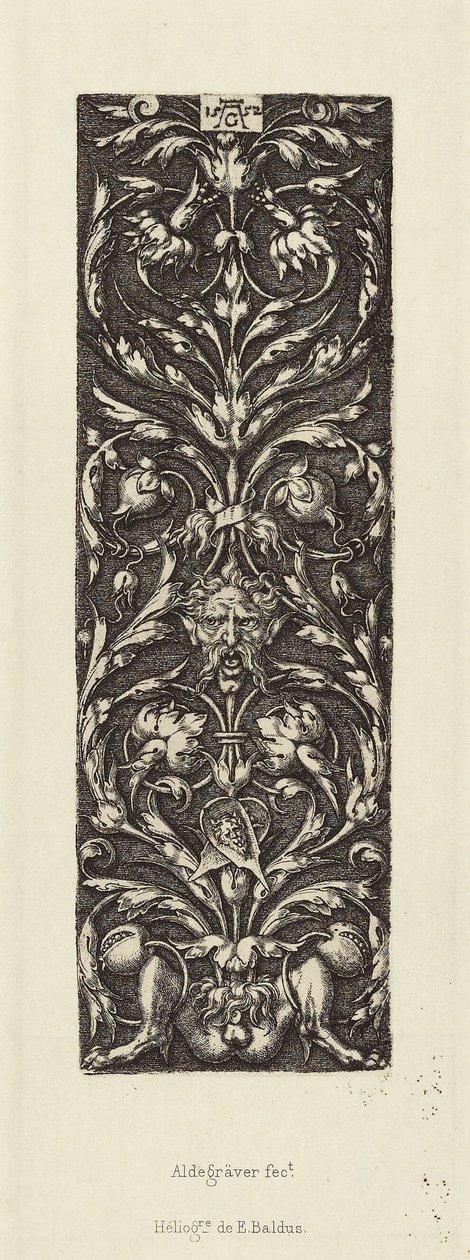 Entwurf von Aldegräver von Édouard Baldus