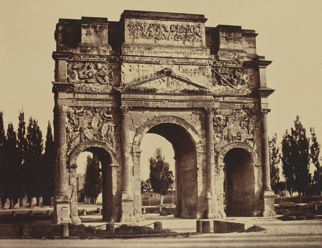 Orange. Antiker Bogen von Édouard Baldus