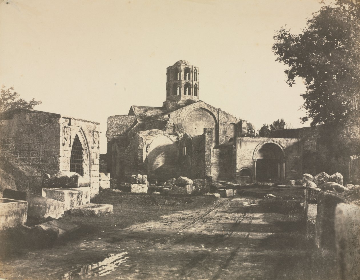 Saint-Honorat, in der Nähe von Arles von Édouard Baldus