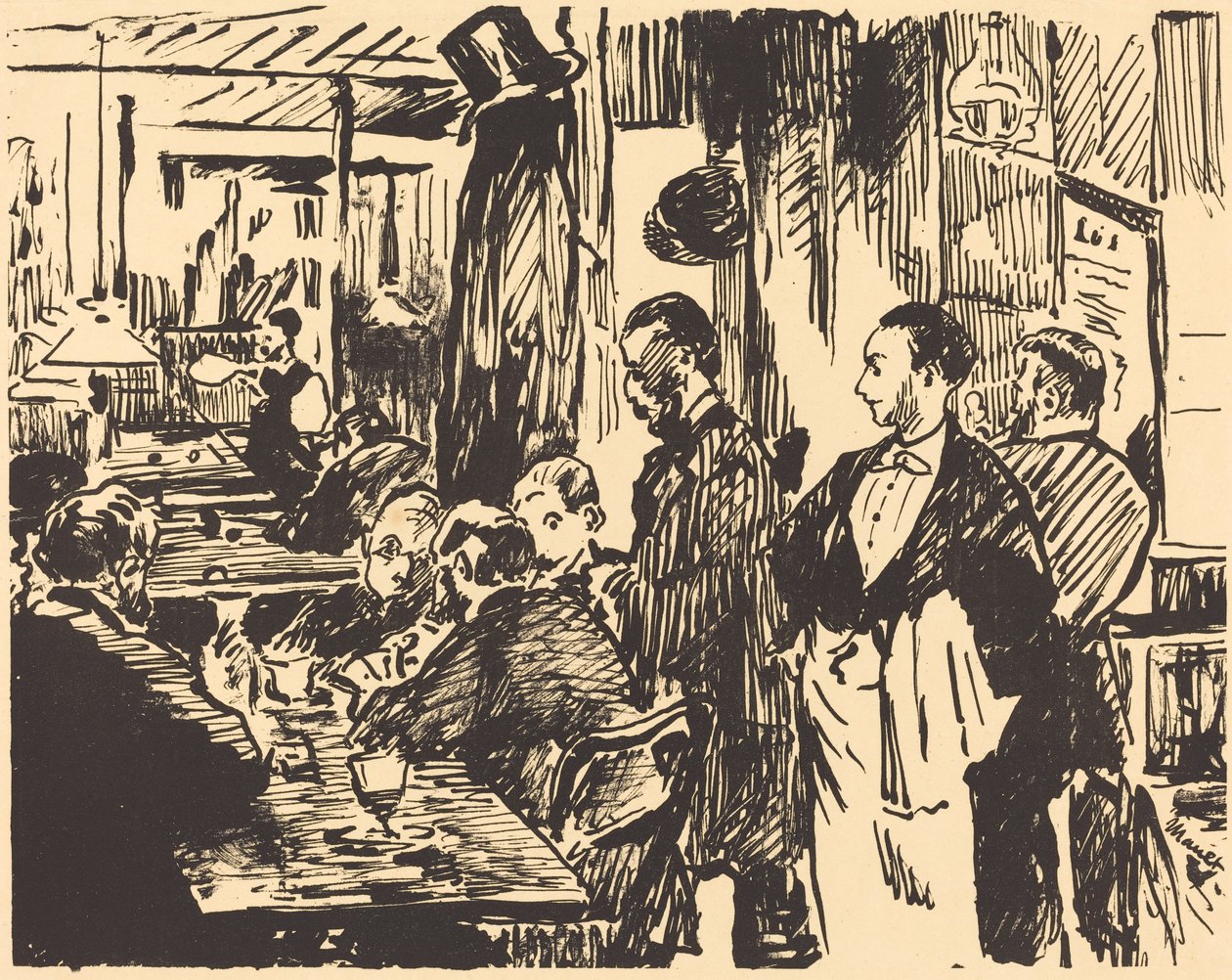 Im Café, 1869 von Édouard Manet