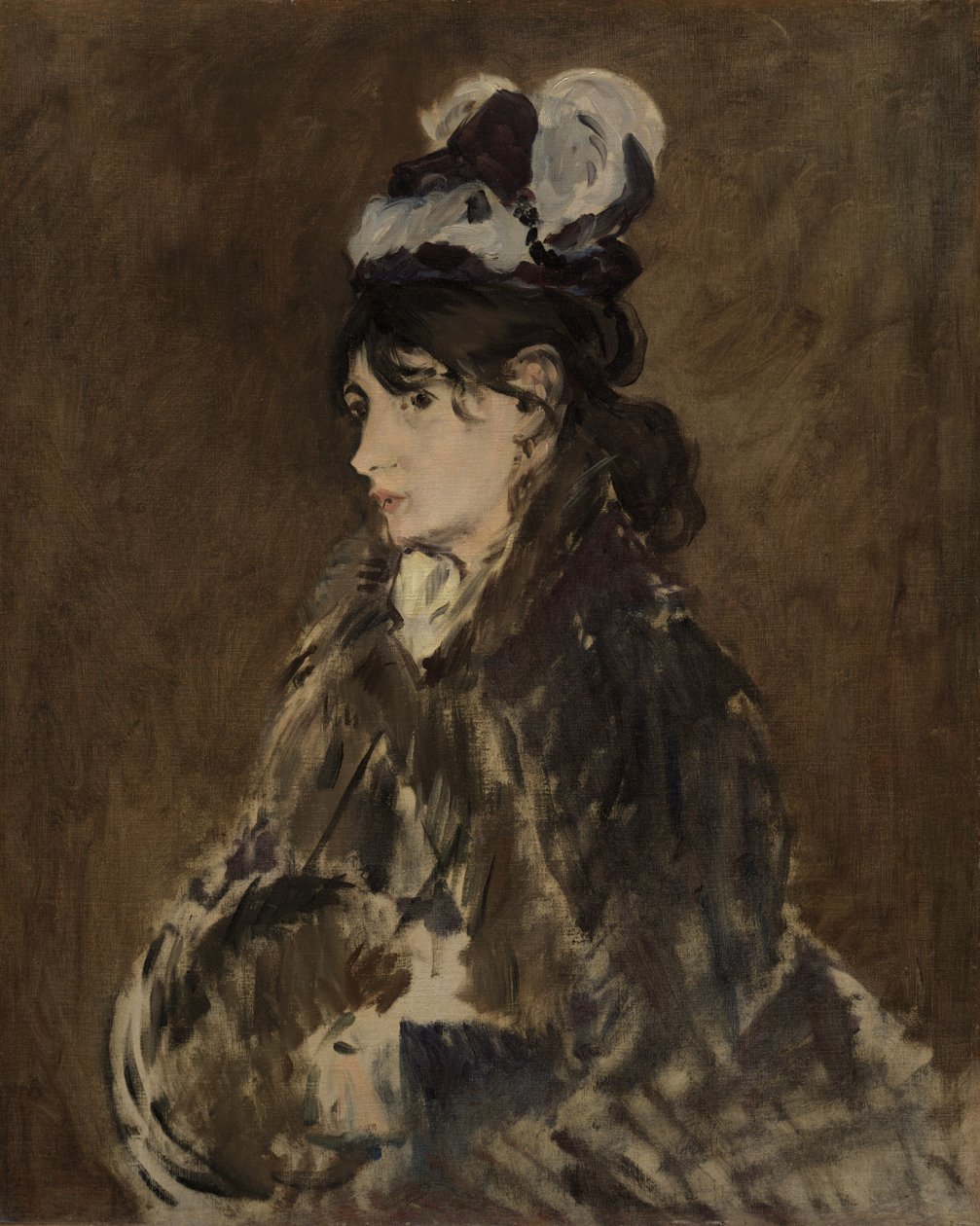 Berthe Morisot, ca. 1873 von Édouard Manet