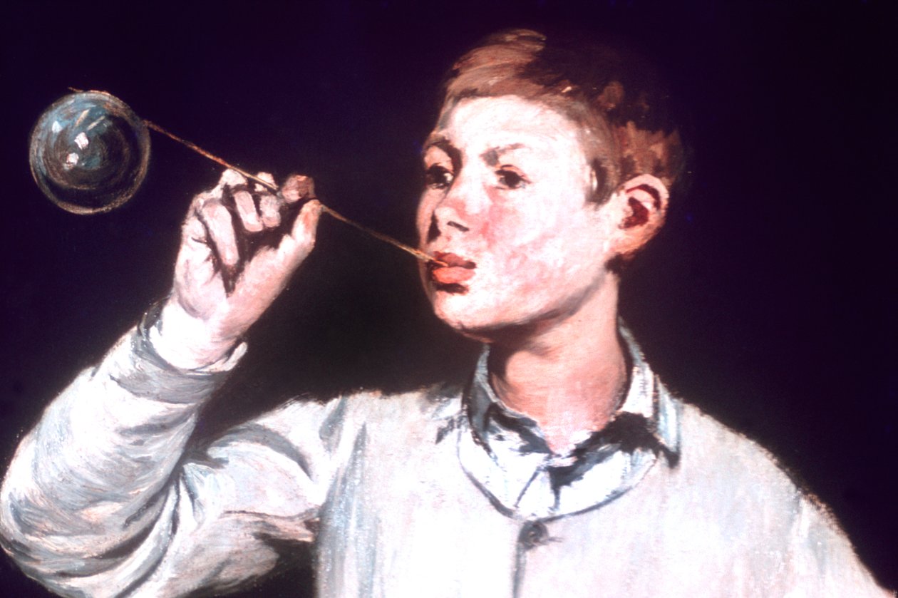 Junge, der Seifenblasen bläst, Detail, 1867 von Édouard Manet