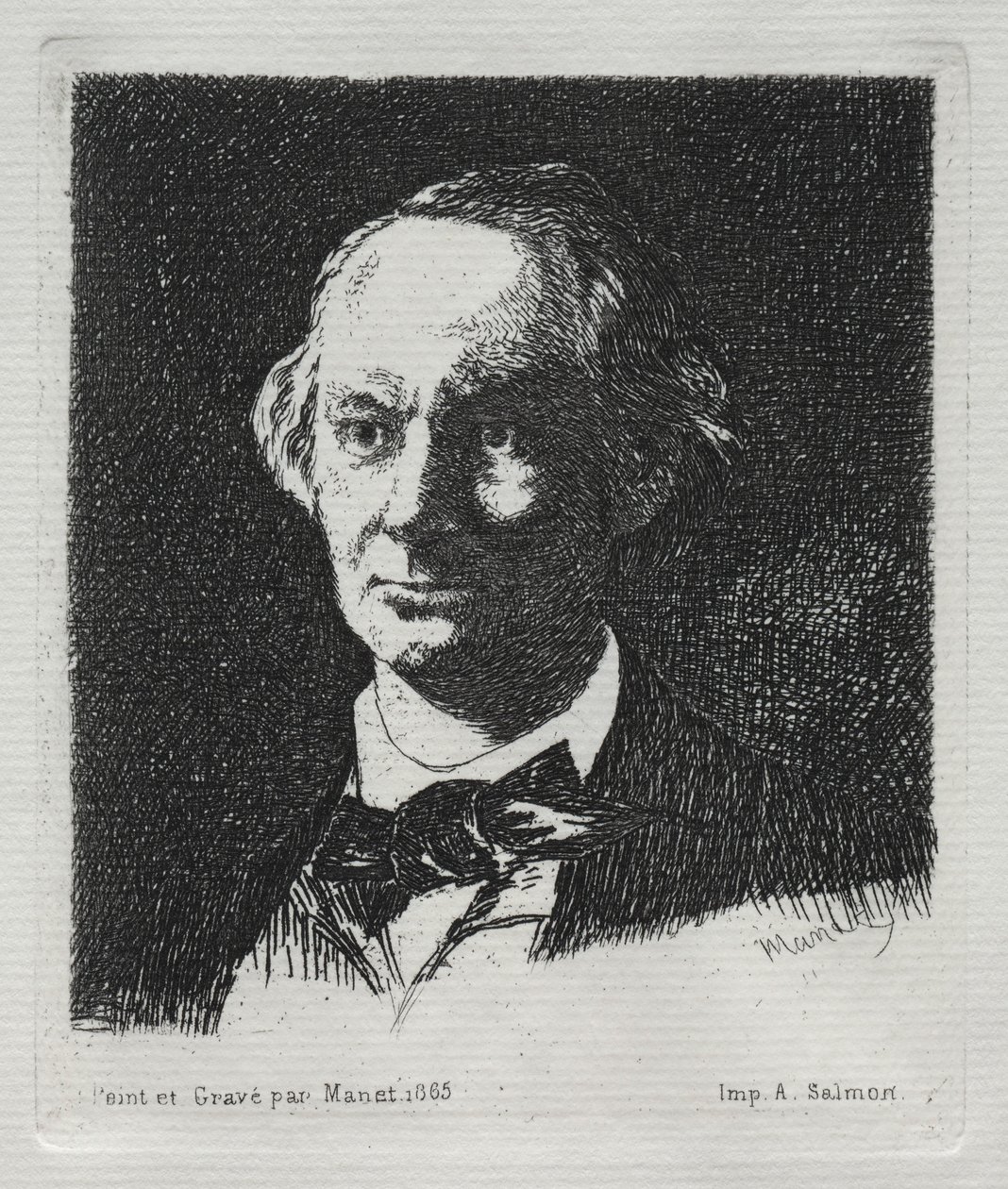 Charles Baudelaire, 1869 von Édouard Manet