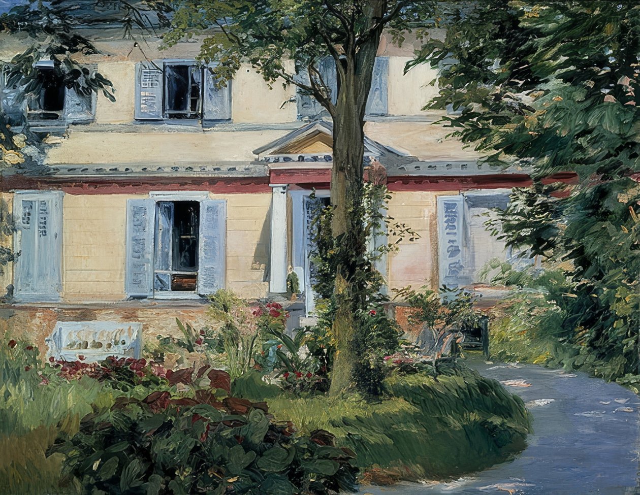 Das Haus in Rueil von Édouard Manet