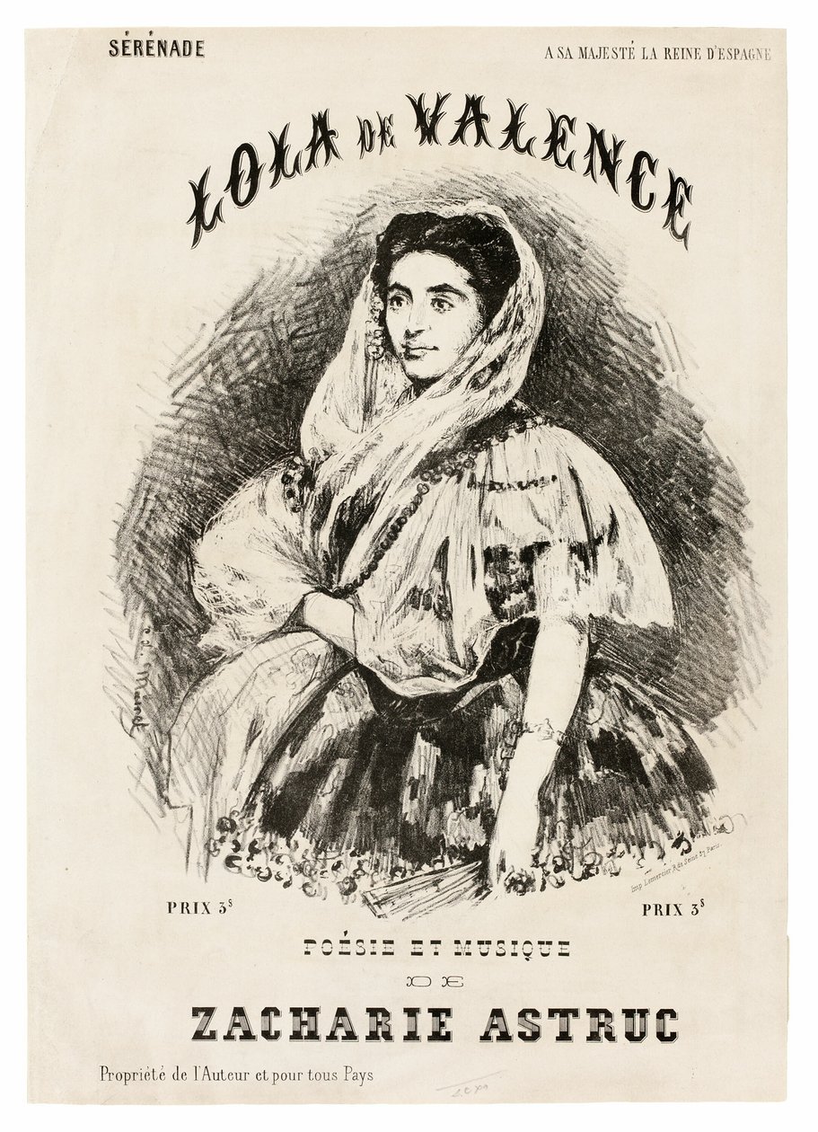 Lola de Valence von Édouard Manet