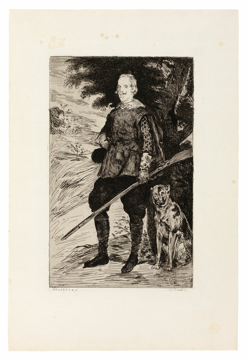 Philipp IV. König von Spanien von Édouard Manet