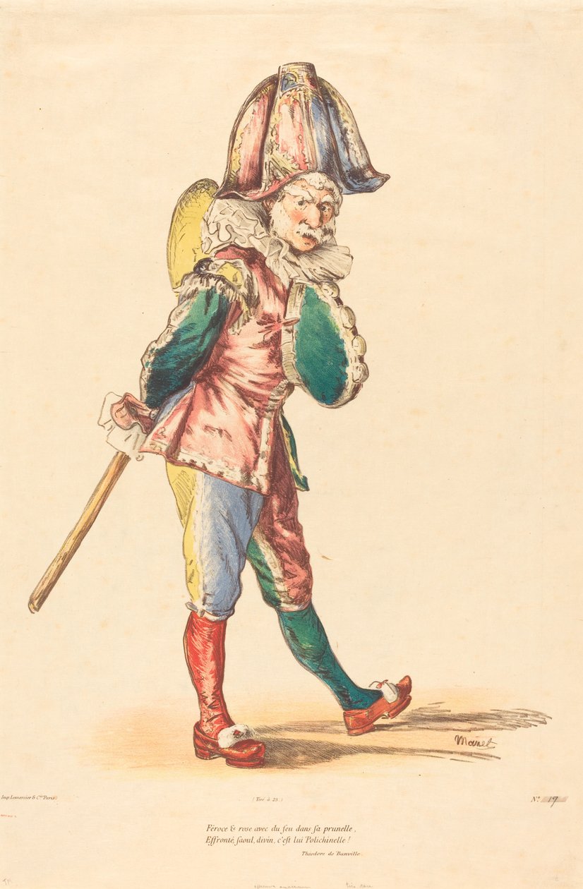 Polichinelle von Édouard Manet