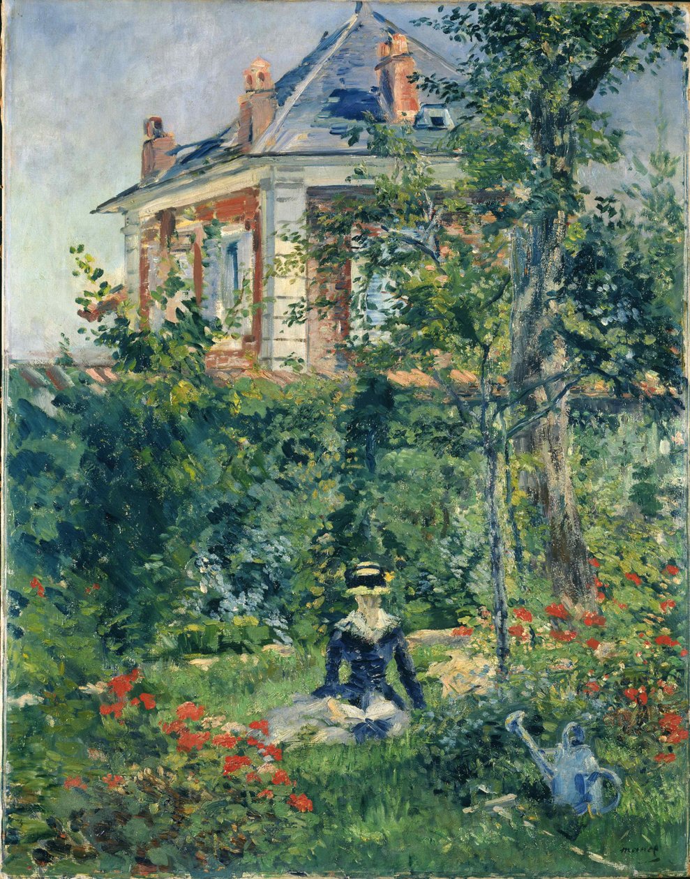 Eine Ecke des Gartens von Bellevue, 1880 von Édouard Manet