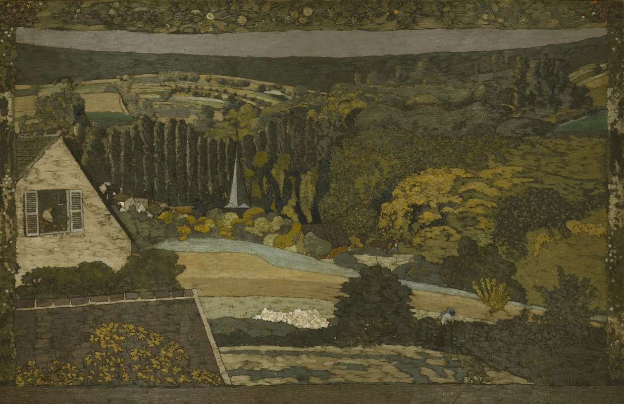 Landschaft: Fenster mit Blick auf den Wald, 1899 von Edouard Vuillard