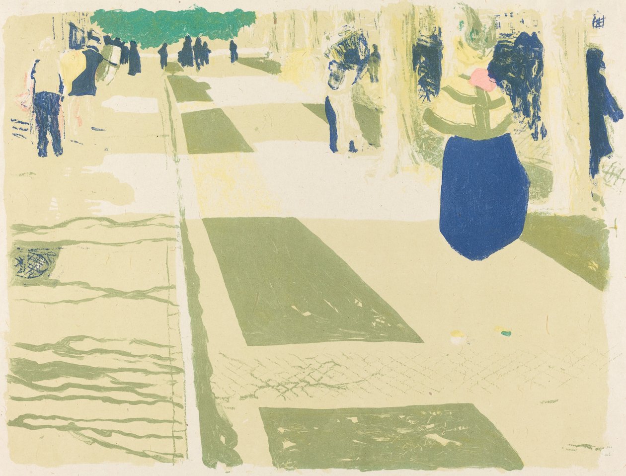 Die Allee, 1899 von Edouard Vuillard