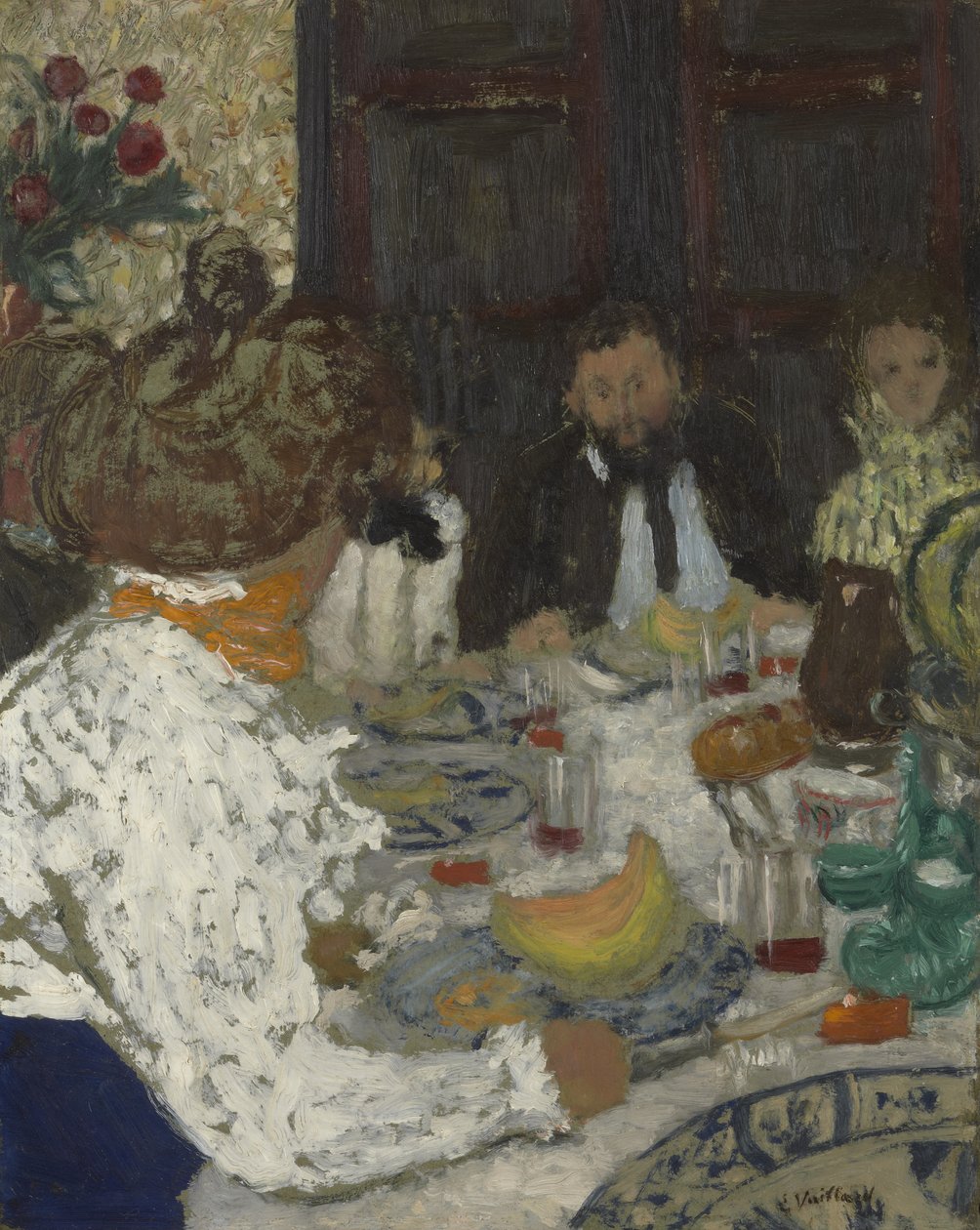 Das Mittagessen, ca. 1895 von Edouard Vuillard