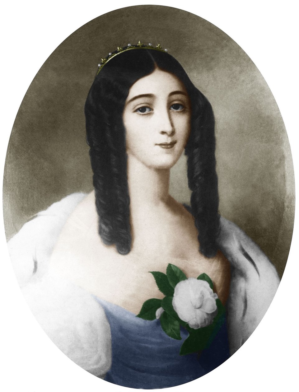 Marie Duplessis von Édouard after Viénot