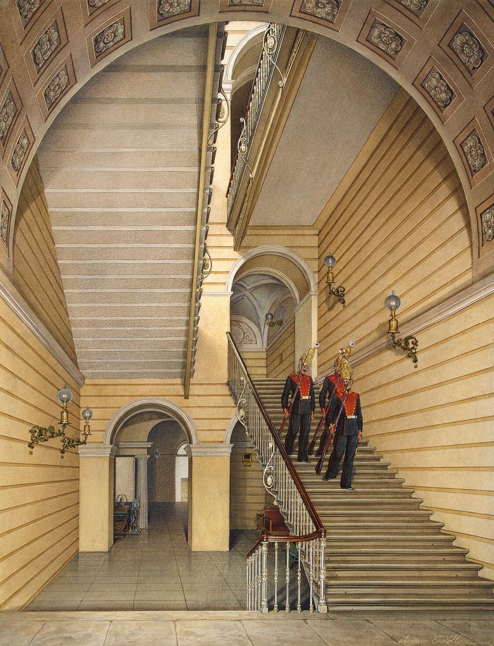 Innenräume des Winterpalastes von Eduard Hau