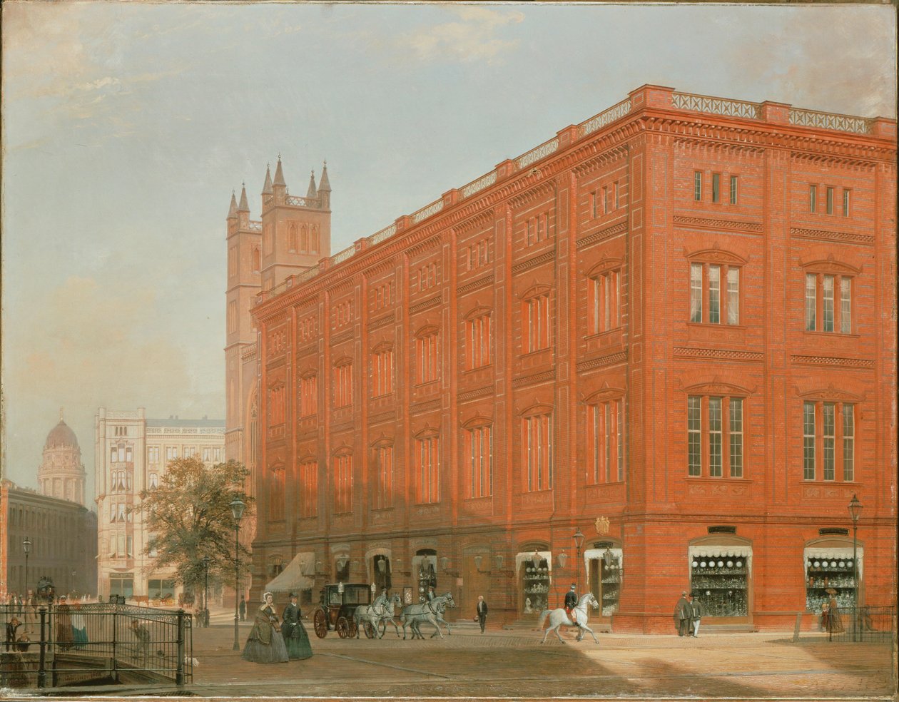 Ansicht der Bauakademie in Berlin von Eduard Gaertner