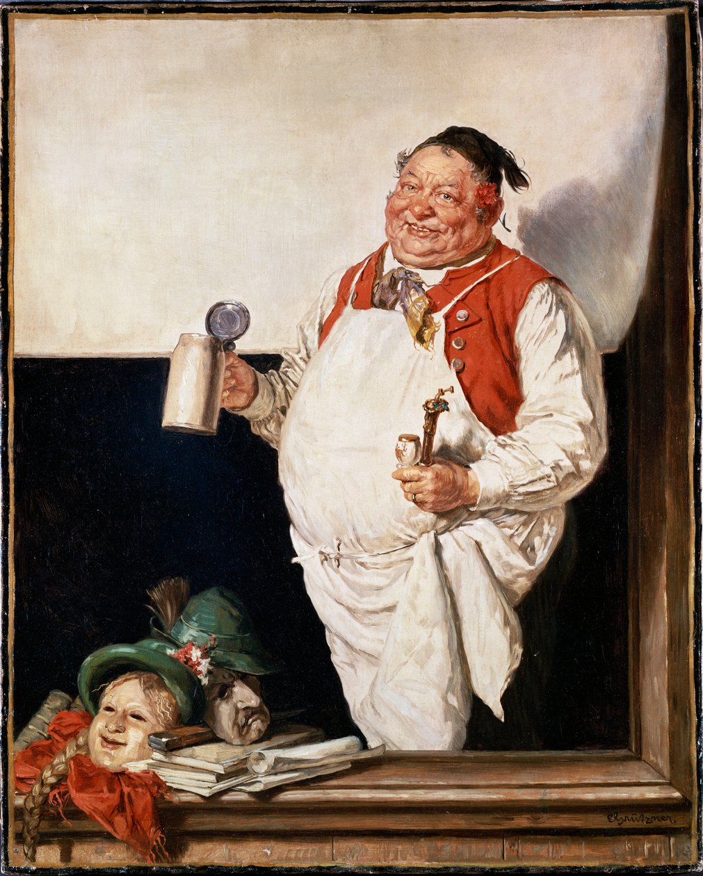 Der Wirt von Eduard von Grutzner