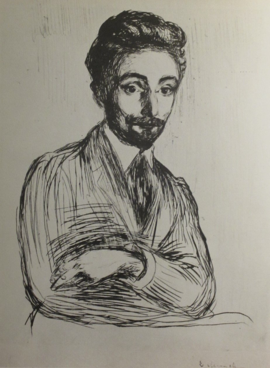 Bildnis Helge Rode von Edvard Munch