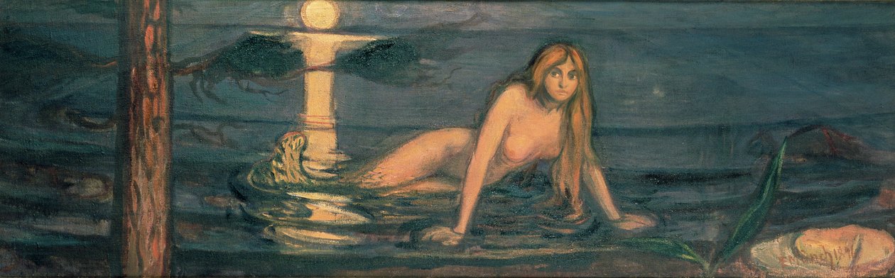 Die Dame vom Meer, 1896 von Edvard Munch