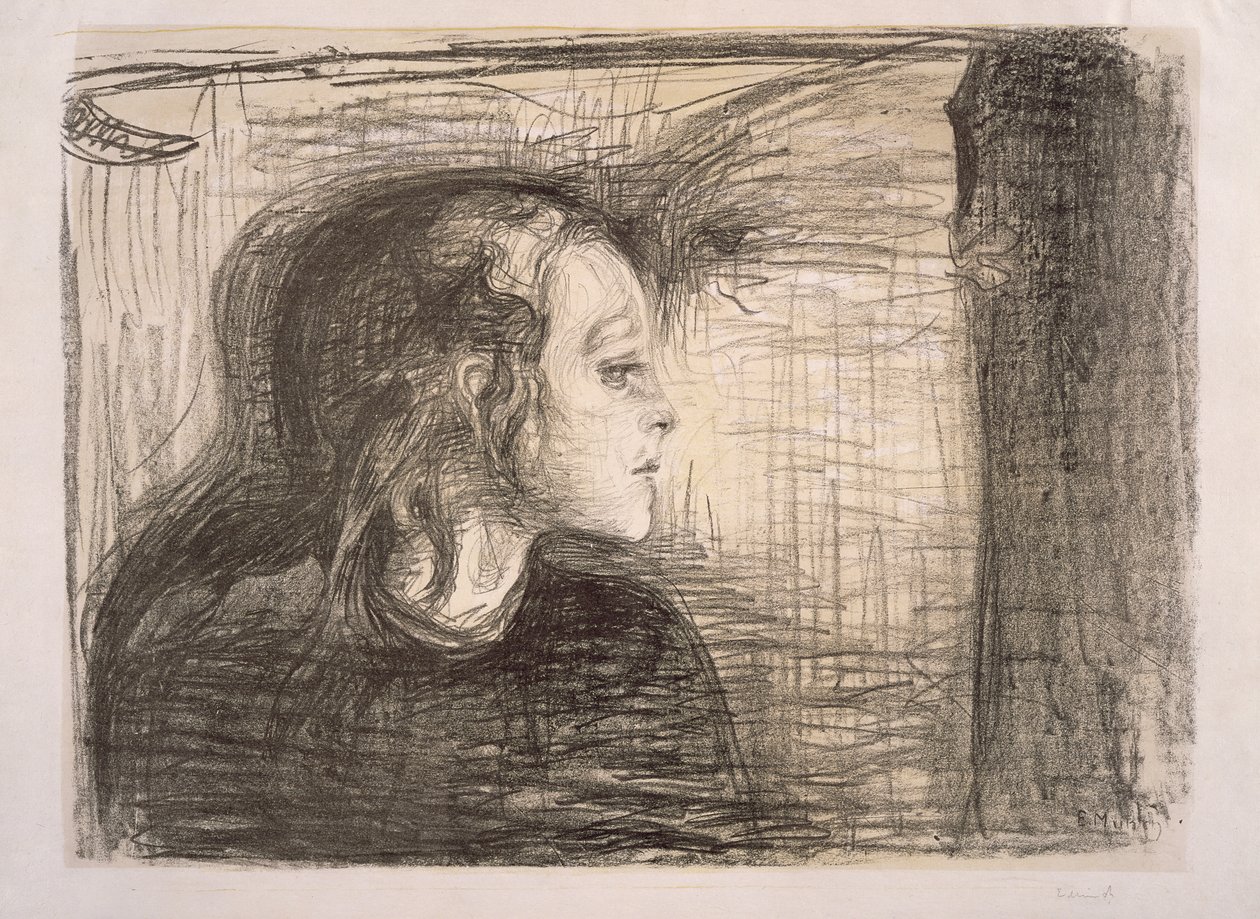 Das kranke Mädchen von Edvard Munch