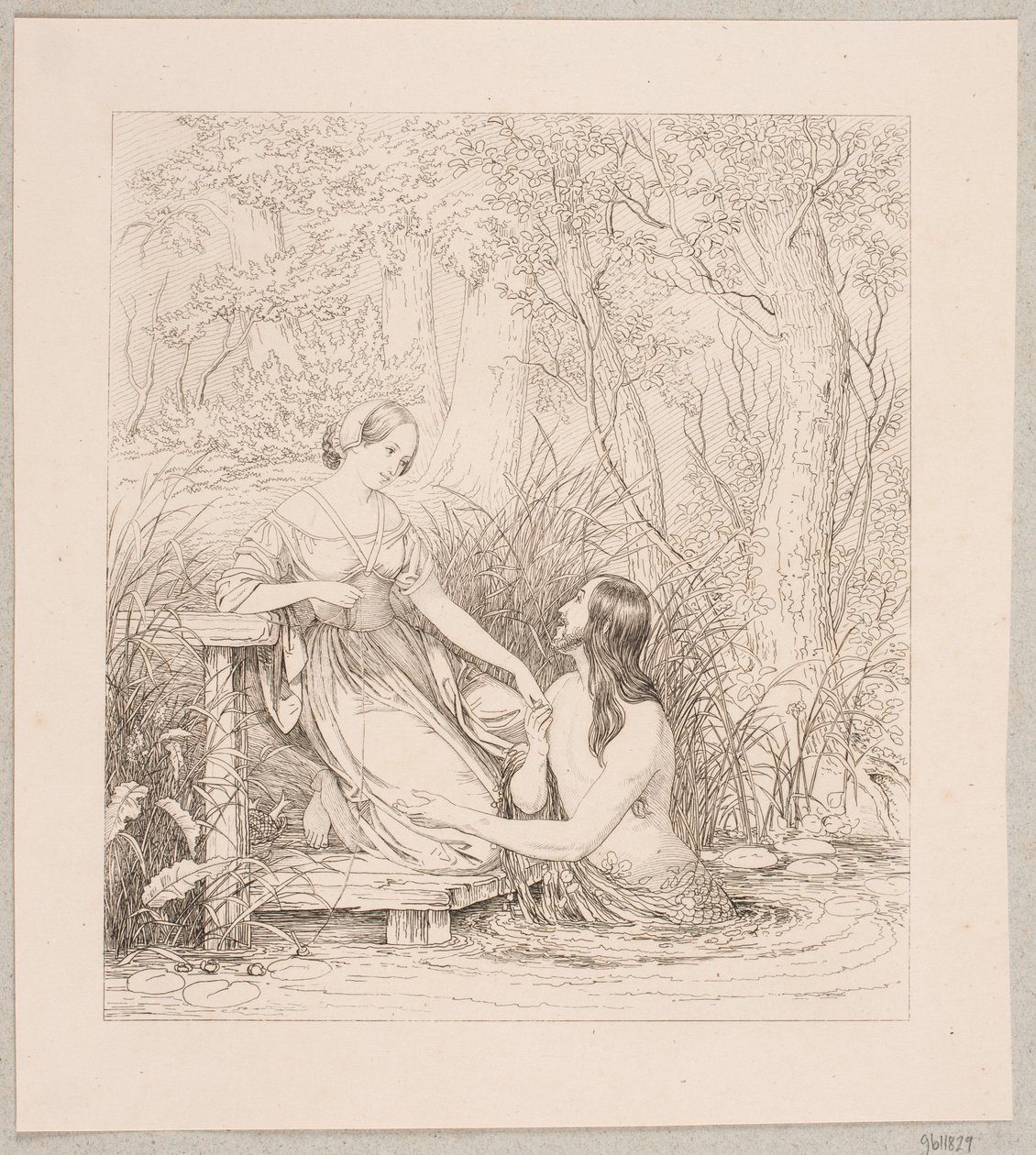 Liden Gunver und der Meermann von Edvard Lehmann