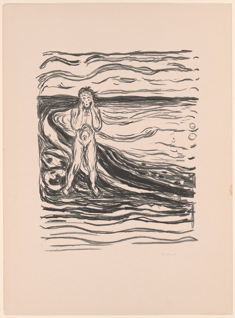 Alphas Verzweiflung von Edvard Munch