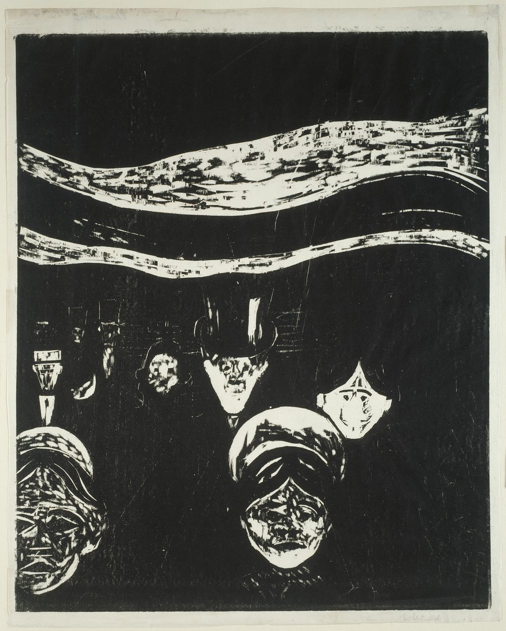 Angst von Edvard Munch