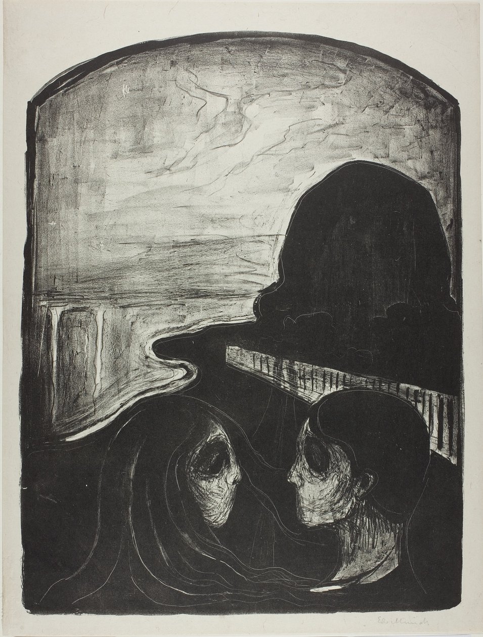 Anziehung I von Edvard Munch