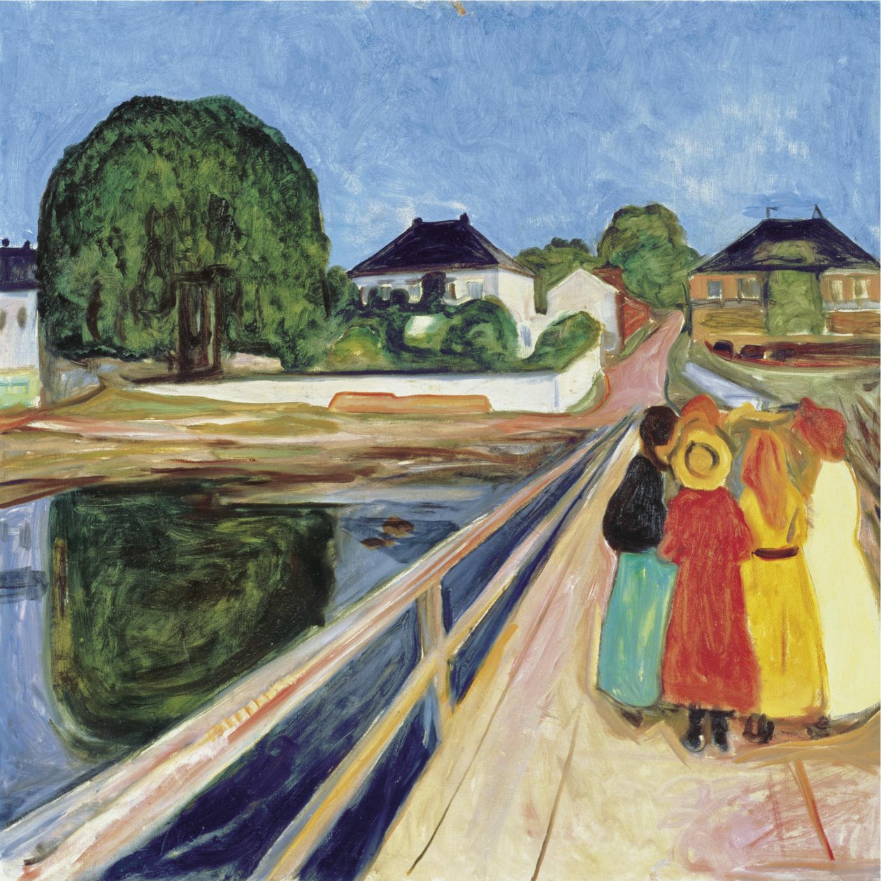 Mädchen auf der Brücke, 1902 von Edvard Munch