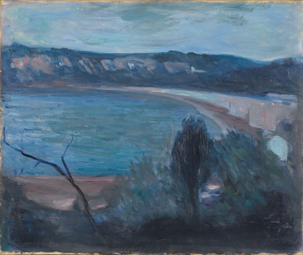 Mondlicht am Mittelmeer von Edvard Munch