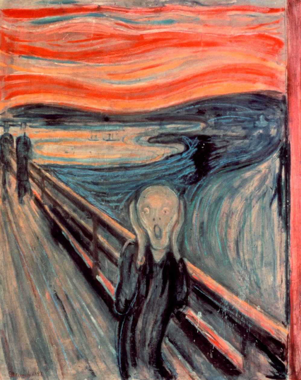 Der Schrei, 1893 von Edvard Munch