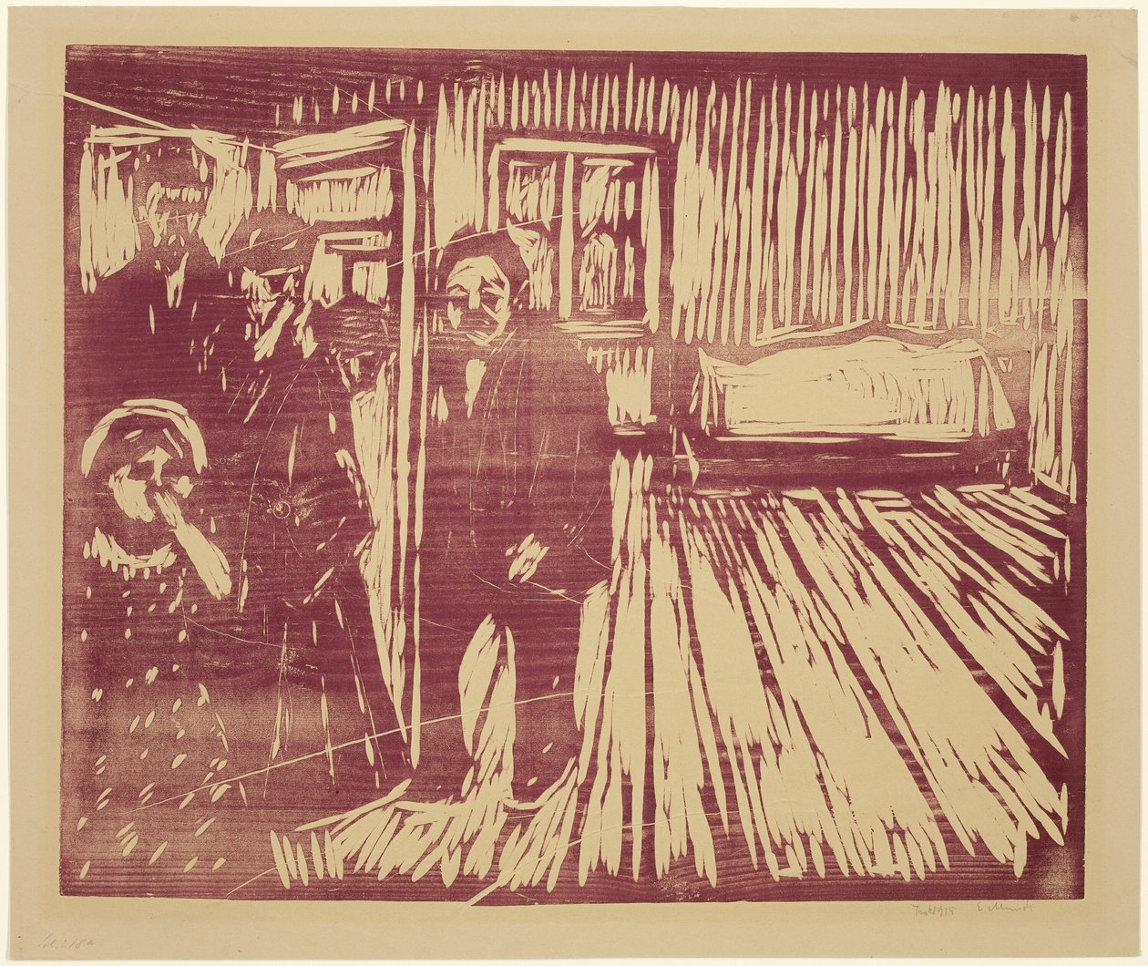Der Geruch des Todes von Edvard Munch