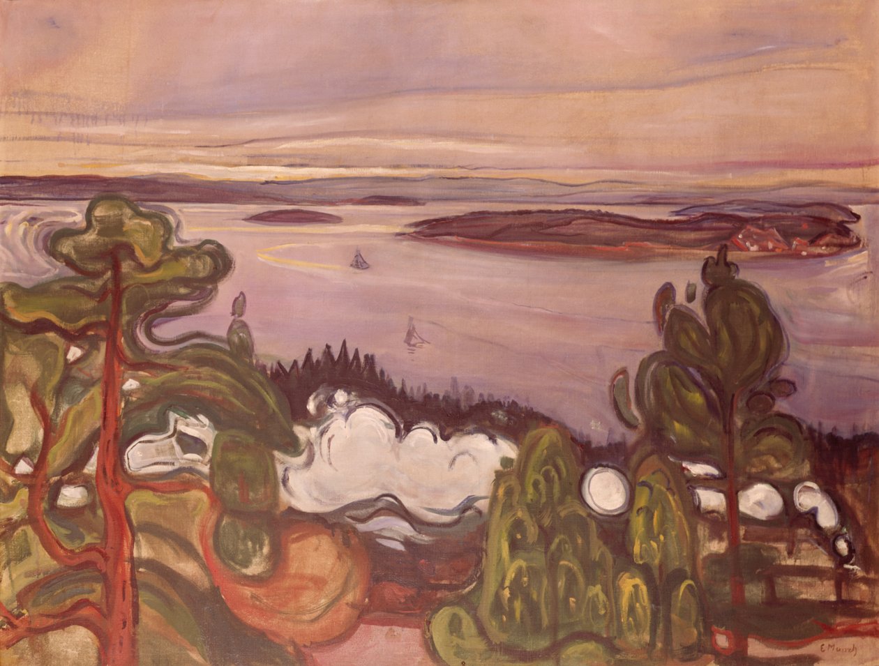 Zugrauch von Edvard Munch