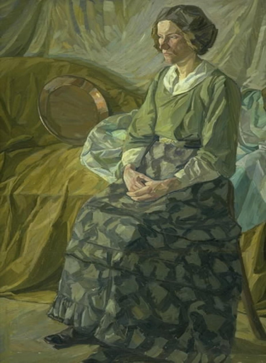 Emma Weie, die Schwester des Künstlers von Edvard Weie