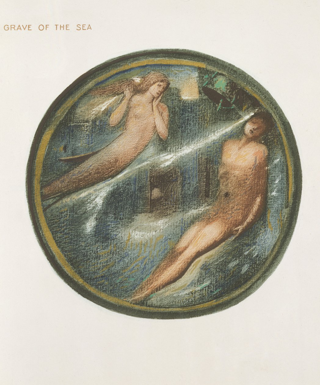 Das Blumenbuch: XVI. Grab des Meeres, 1905 von Edward Burne Jones