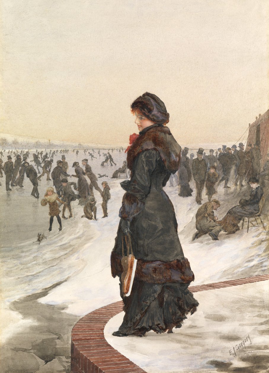 Der Schlittschuhläufer von Edward John Gregory