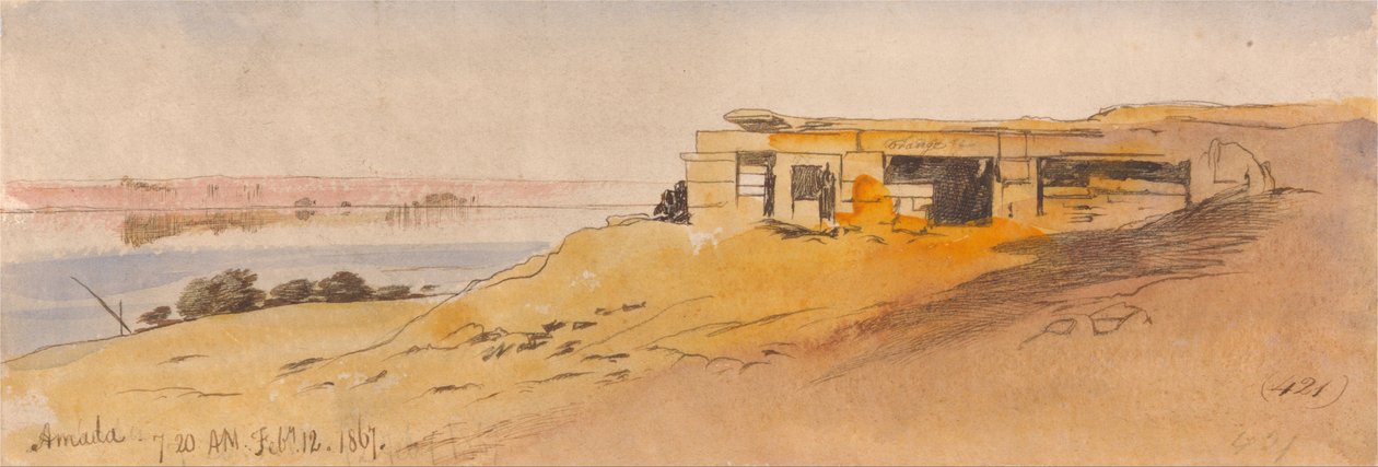 Amada, 7-20 Uhr, 12. Februar 1867 (421) von Edward Lear
