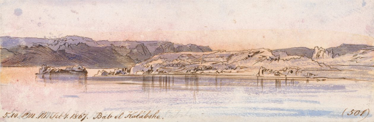 Bab el Kalabshe von Edward Lear