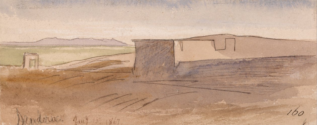 Dendera 160 von Edward Lear