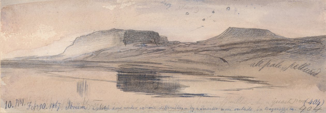 Ibreem, 22:00 Uhr, 10. Februar 1867 (404) von Edward Lear