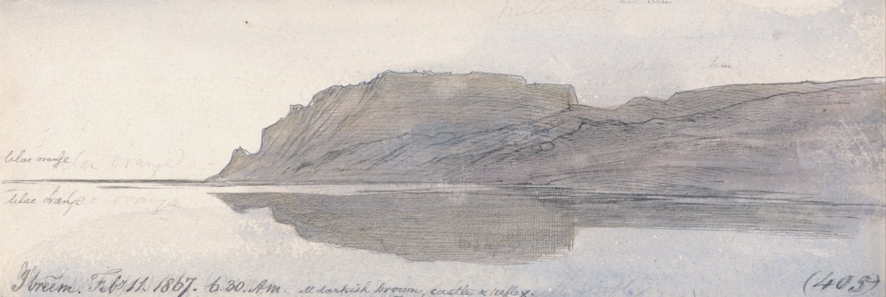 Ibreem, 06:30 Uhr, 11. Februar 1867 (405) von Edward Lear